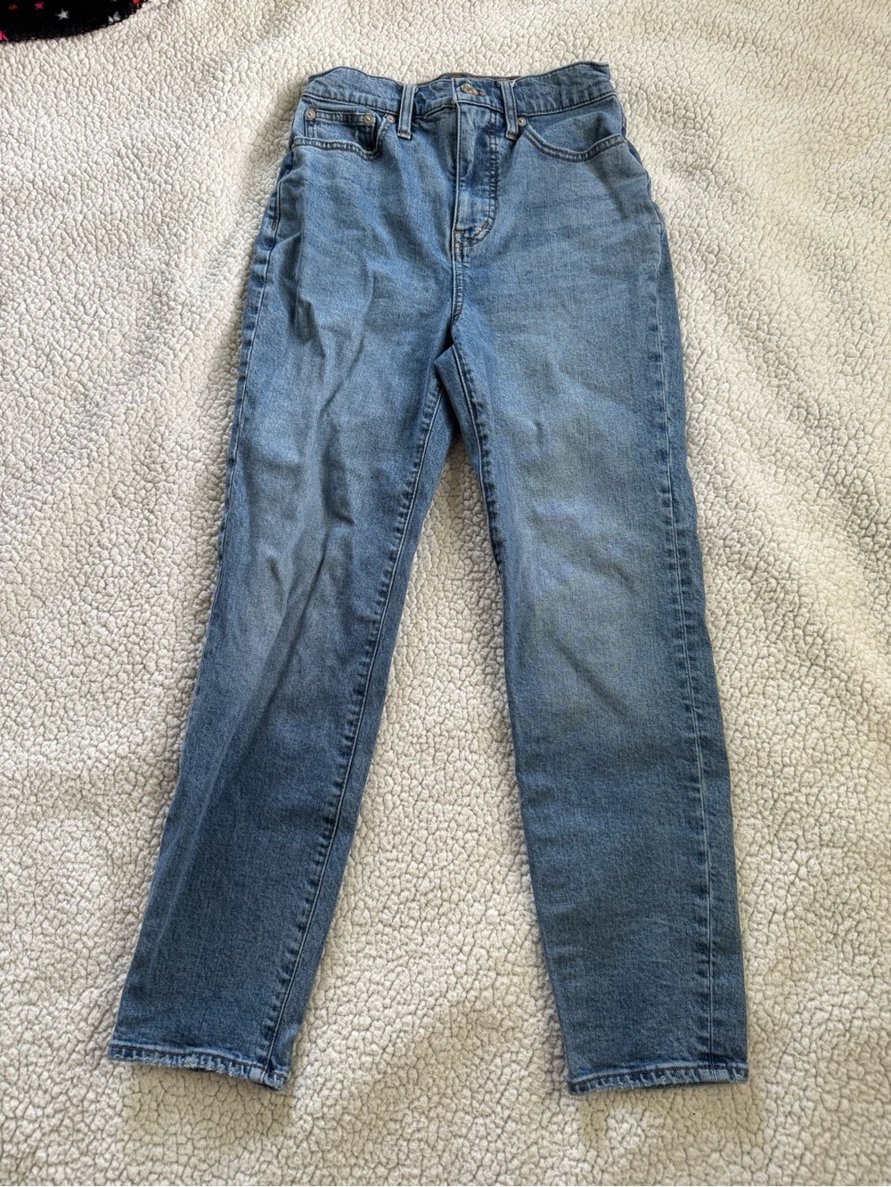 Madewell Medium Wash Mom Jeans